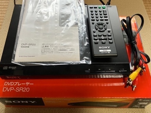 DVDプレーヤー SONY DVP-SR20 BLACK