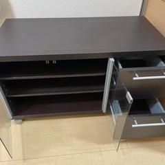 テレビボード　引出し付きの画像