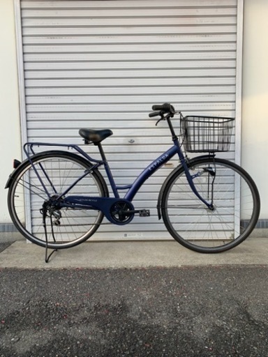 ☆前後タイヤ新古品☆   27型　6S  LEDオートライトシティーサイクル　防犯登録料込価格︎‼︎