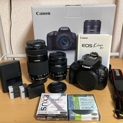 Canon EOS kissx7 ダブルズーム　フィルター　バッテリー　セット