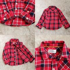 【 まとめ売りセット 】4点セット 男の子 90サイズ 無地 チェック柄の画像