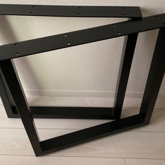 KANADEMONO　THE LEGS / スクエア × Black Steel / 2脚セットの画像