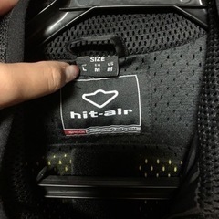 【未使用品】hit air/ジャケットL/エアバッグ/白バイ隊員も着用の画像