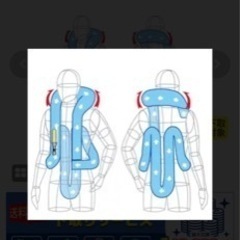 【未使用品】hit air/ジャケットL/エアバッグ/白バイ隊員も着用の画像