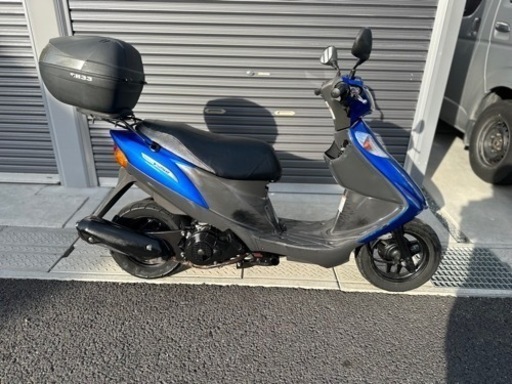 スズキ アドレスV125G 書類　鍵あり　シート張り替え　バッテリー新品　通勤　通学　エンジン始動参考動画あり　奈良県　広陵町
