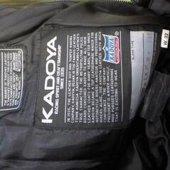 （値下げしました）KADOYA K’ｓレザーパンツ ブーツカット 表記32 カドヤの画像
