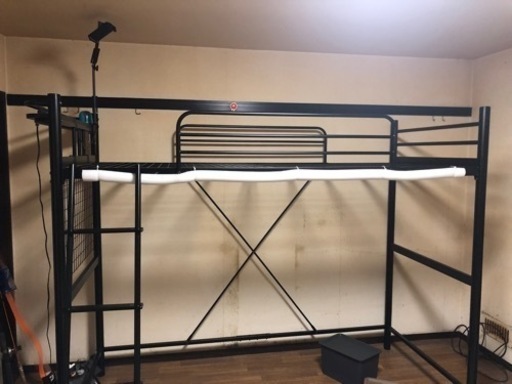 ロフトベッド　高さ2段階調整可能