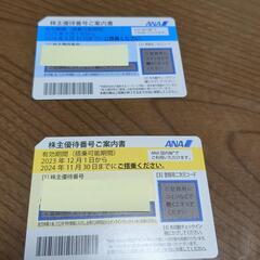ANA  株主優待券　ana 航空券　搭乗券 卓上カレンダー