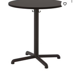 ★半額以下★IKEA 丸テーブル 黒