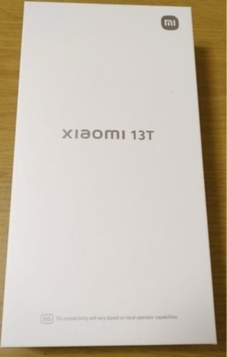 【新品、未使用品】シャオミ　13t ブラック　Xiaomi