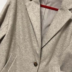 新品チェスターコート　グレーベージュの画像