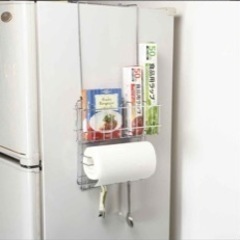 冷蔵庫横ラック ラッパペーパーホルダー