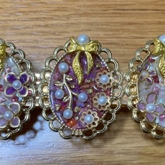 ハンドメイド　レジン　バレッタ①  プレゼントにも！