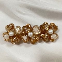 ハンドメイド　レジン　バレッタ② プレゼントにも！