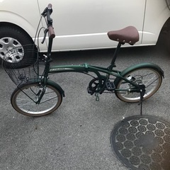 折りたたみ自転車20型の画像