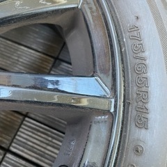 お取引中【スタッドレスタイヤ】ブリザック VRX2 175/65Ｒ15 ホイール付きの画像
