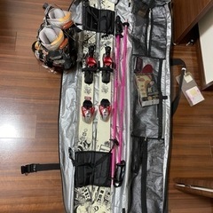 【取引決定】 K2 フリースタイルスキー板、ストック、ブーツ　3...