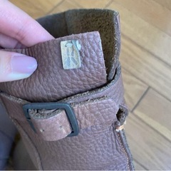 koos キャメル　ショートブーツの画像