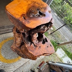 木のオブジェ 値下げ