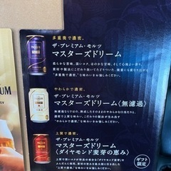 【ありがとうございました プレミアムモルツ 3種類のマスターズドリーム】の画像