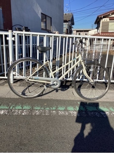 【中古自転車】26インチ(パールホワイトメタリック) 内装5段