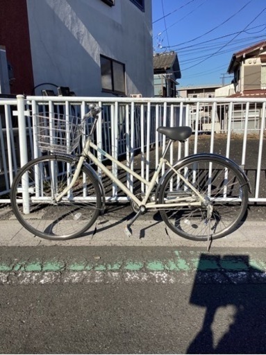【中古自転車】26インチ(パールホワイトメタリック) 内装5段
