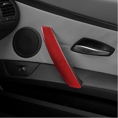 サイト内最安◆BMWZ4/E85E86/2003-2008◆リアルカーボンファイバー製インサイドドアハンドルカバー(レッド)の画像