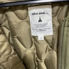 ニコアンド ブルゾン アウターの画像