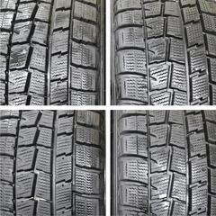 [美品]日産ノート　純正アルミホイール スタッドレスタイヤ　4本セットの画像