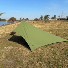 Soomloomペンタタープ 3.8x3.9m 焚き火可 ポリコ...