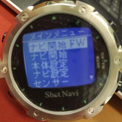 Shot Navi w1-Fw GPS GOLF WATCH　GPS距離測定器　動作確認済みの画像