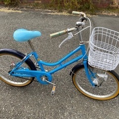 【差し上げます】子供 自転車 鍵付き ライト付き 20インチ