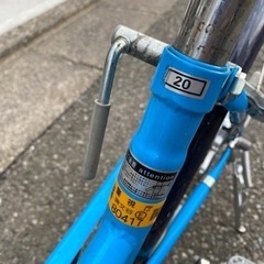 【差し上げます】子供 自転車 鍵付き ライト付き 20インチの画像