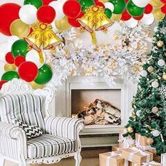 【新品】クリスマスバルーン　パーティー　バルーン　飾り付けセットの画像