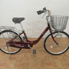 ジLS01　自転車　マルイシ　ロマンス　ママチャリ　２４インチ　