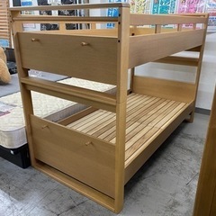 【愛品館 江戸川店 2段ベッド】浜本工芸 木製 2段ベッド ID:153-018814-007の画像
