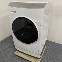 2022年製 アイリスオーヤマ/IRIS ドラム式洗濯乾燥機 ホワイト FLK842-W 洗濯8kg /乾燥4kg ヒーター乾燥 中古家電 店頭引取歓迎 R7826