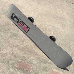 □スノーボード板　メンズ　グレー×ブラックの画像