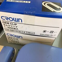 CROWN ゼムクリップ CR-GM110-SL 28mm100...