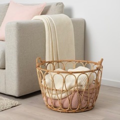 IKEA イケア SNIDAD スニダード 籐 バスケット かご...