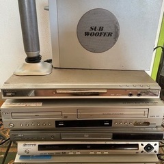 【取引決定済】VHSプレーヤー、レコーダー DVDプレーヤー、ス...