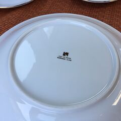 御縁【未使用品6点】KURIYAMA パーティーセット クリヤマ 大皿 中皿 陶磁器食器 の画像