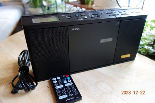 格安　超美品　TOSHIBA 東芝 Aurex TY-ANX1 CD ラジオ　Bluetooth ワイドＦＭ　SD USB対応