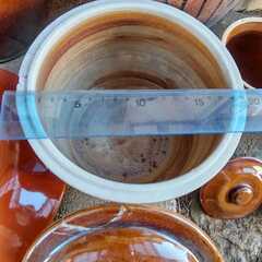 差し上げます！蓋付丸かめ中古　久松ほかの画像