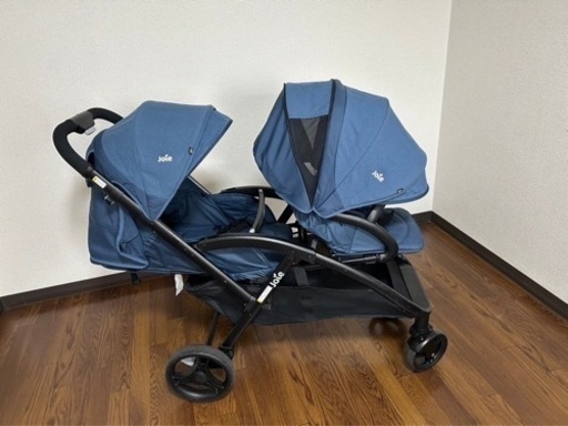 ジョイー  2人乗りベビーカー(双子ベビーカー)  ★レインカバー説明書付き