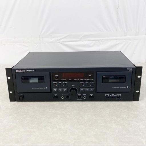 【美品】業務用 ダブルカセットデッキTASCAM 202MKⅤ