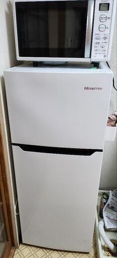 (決定済)2018年製家電 冷蔵庫と 電子レンジ