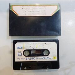 カセットテープ ASCII PC-8001 BASIC ゲームブックカセット1 NEC PC-8801 デモンストレーションプログラム 2本セット 札幌市東区 新道東店の画像