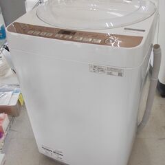 洗濯機　SHARP ES-T713-T 2020年製 SHARP 全自動洗濯機 ES-T713-T （ブラウン） 洗濯機本体 - 最