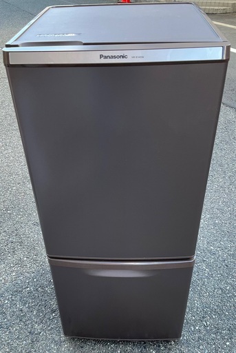 【RKGRE-261】特価！Panasonic/138L 2ドア冷凍冷蔵庫/NR-B149W-T/中古品/2017年製/当社より近隣無料配達！